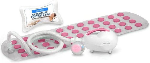 Serenelife bubble bath mat - bath,